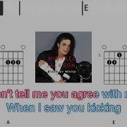 MICHAEL JACKSON Black Or White FCN GUITAR CHORDS LYRICS