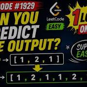 Can You Solve This Array Problem In 1 Loop LeetCode 1929 Concatenation Of Array Java Tamil