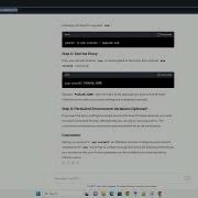 Pip Install Set Proxy Windows