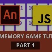 Basic Memory Game Tutorial Part 1 Animate CC HTML5 JavaScript