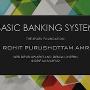 Basic Banking System Using Html Css PHP Thesparkfoundation Intern GRIPJANUARY22