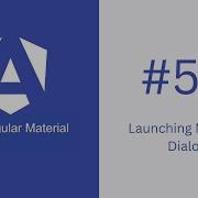 Launching Material Dialog
