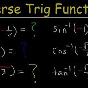 Evaluating Inverse Trigonometric Functions