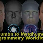 Real Human To Metahuman Photogrammetry Workflow
