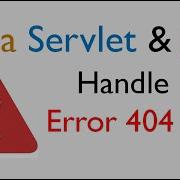 How To Handle Error 404 For Java Web Application