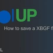 How To Save A XBGF File Using VMD