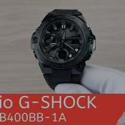 Чёрный G SHOCK и чёрные винты Casio GST B400BB 1A