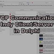 TCP Client And Server In Delphi