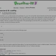 Java Practice It 6 15 CoinFlip File Processing Nested While Loop Scanners String Format