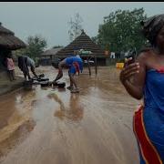Heavy Rain In An African Traditional Homestead A Very Beautiful Rainy Day In Our African Village