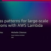 AWS Re Invent 2025 Serverless Patterns For Large Scale Applications With AWS Lambda CNS372