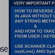 How To Reverse A String In Java With Out Using String Methods