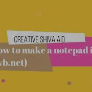 How To Make A Notepad In Vb Net Notepad Vb Net Programming Basic