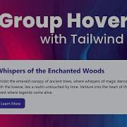 Group Hover Effects Interactive Card With Tailwind CSS Easy Tutorial