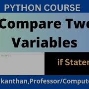 Python Program To Compare Two Variables Efficiently