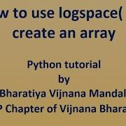 56 How To Use Logspace To Create An Array Python Programming