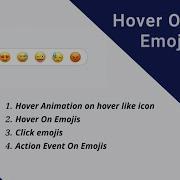 Hover On LIKE Button To Show Emojis Like Button Like Facebook LinkedIn HTML CSS