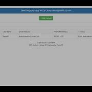Contact Management System Mini Project PHP MySql