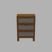 3ds Max Austmarka Chest Of 3 Drawers