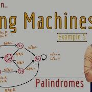 Palindrome Using Turing Machines Problems On Turing Machines Example 5 Theory Of Computer Science