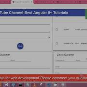 Angular 8 CRUD With Web API