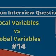 Local Variable Vs Global Variable Python Interview Questions MySirG Com