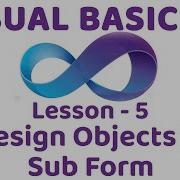 Visual Basic 6 0 Design Objects In Sub Form