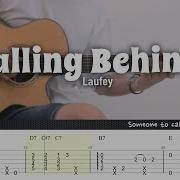 Falling Behind Laufey Fingerstyle Guitar TAB Chords Lyrics