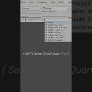 Use SUM DAX Function In Power BI