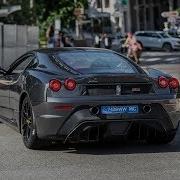 LOUD Ferrari 430 Scuderia W Capristo Exhaust Driving In Monaco Blue Flames