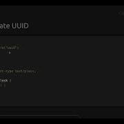 How To Generate UUID