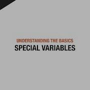 Perl Basics 17 Special Variables