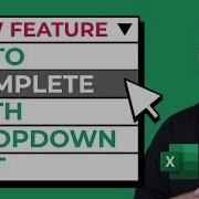 Excel AutoComplete For Drop Down List New Feature Coming To M365