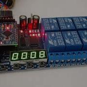 IO22D08 IO22C04 Arduino Pro Mini Delay Relay Demo