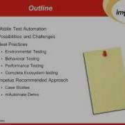 Testing Automation Of Mobile Apps The Best Practices Impetus Webinar