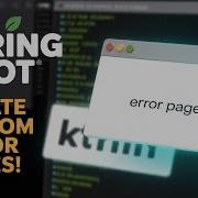 Spring Boot Create Stunning Custom Error Pages Transform Whitelabel Error Page
