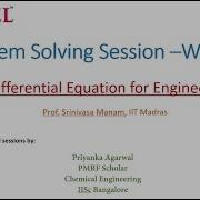 Problem Solving Session Week 3 Differential Equation For Engineers