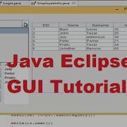 Учебник 9 по Java Eclipse GUI Заполнение данных JTable из базы данных в Java Eclipse и Sqlite