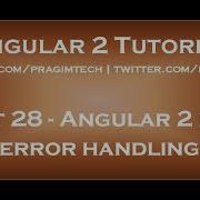 Angular 2 Http Error Handling