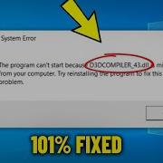 Fix D3DCOMPILER 43 Dll Is Missing In Windows 11 10 How To Solve D3dcompiler 43 Dll Not Found