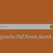 Full Screen Responsive Search Bar Using HTML CSS JavaScript Rz Education
