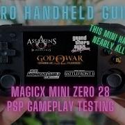 MagicX Mini Zero 28 PSP Gameplay Testing