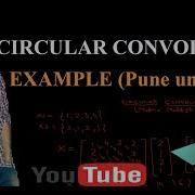 Circular Convolution Solved Example Matrix Multiplication Pune University