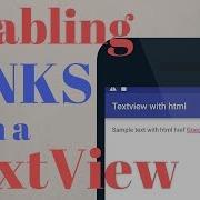 ADDING LINKS INSIDE A TEXTVIEW Android Development
