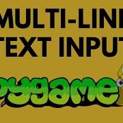 Getting Multi Line Text Input In Pygame