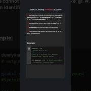 Identifiers In Python Programming