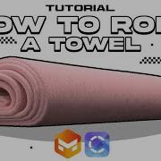 How To Roll A Towel In Marvelous Designer CLO 3D Quick 3D Tutorial