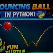 Bouncing Ball In Python Fun Turtle Graphics Animation Python Coding Shorts Fypp Learn