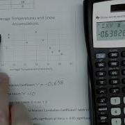 Two Variable Analysis Part 2 Basic Scientific Statistics MATH 125 Calculator Tutorials
