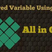 How To Declared Variable Using Array In C Variables Programming Roots